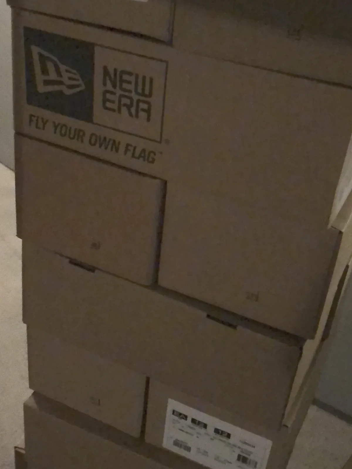 Cartons de livraison du stock