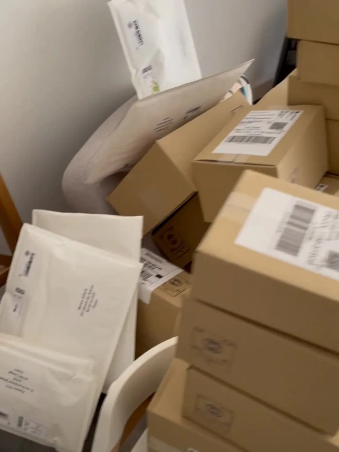 Colis prêts à partir pour la poste